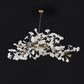 Gingko Chandelier N USE White and Gold