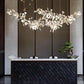 Gingko Double Tier Combination  Linear Chandelier