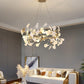 Gingko  Round  Chandelier For Cord