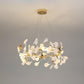 Gingko  Round  Chandelier For Cord