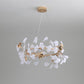 Gingko  Round  Chandelier For Cord
