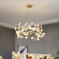 Gingko  Round  Chandelier For Cord