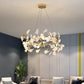 Gingko  Round  Chandelier For Cord