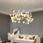 Gingko  Round  Chandelier For Cord