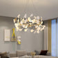 Gingko  Round  Chandelier For Cord