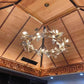 Gingko Chandelier U USE White and Gold