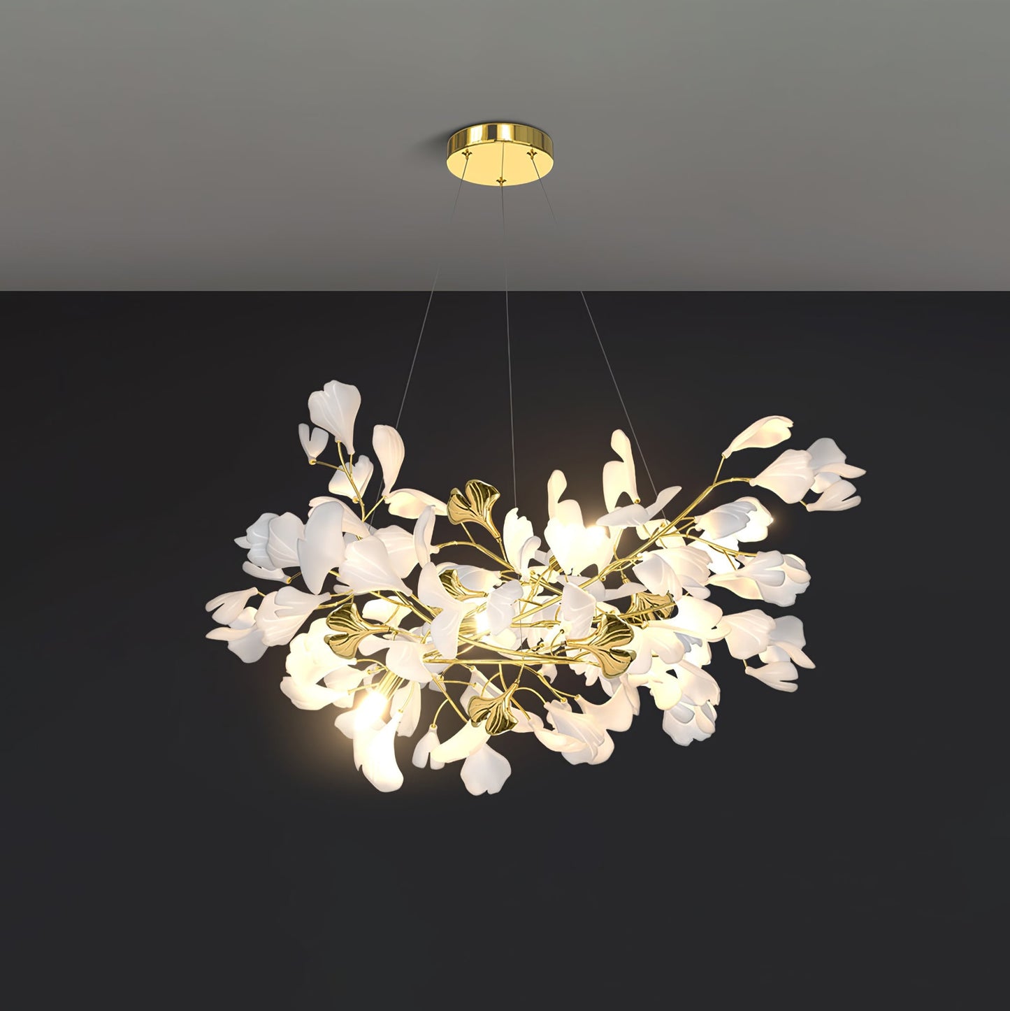 Gingko Ovl Chandelier