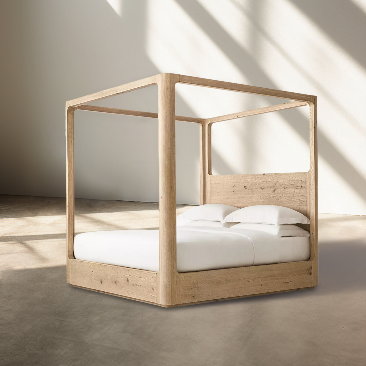 Osla Wood Canopy Bed