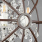 Annie Gyro Crystal Double Chandelier
