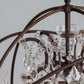 Annie Gyro Crystal Floor Lamp