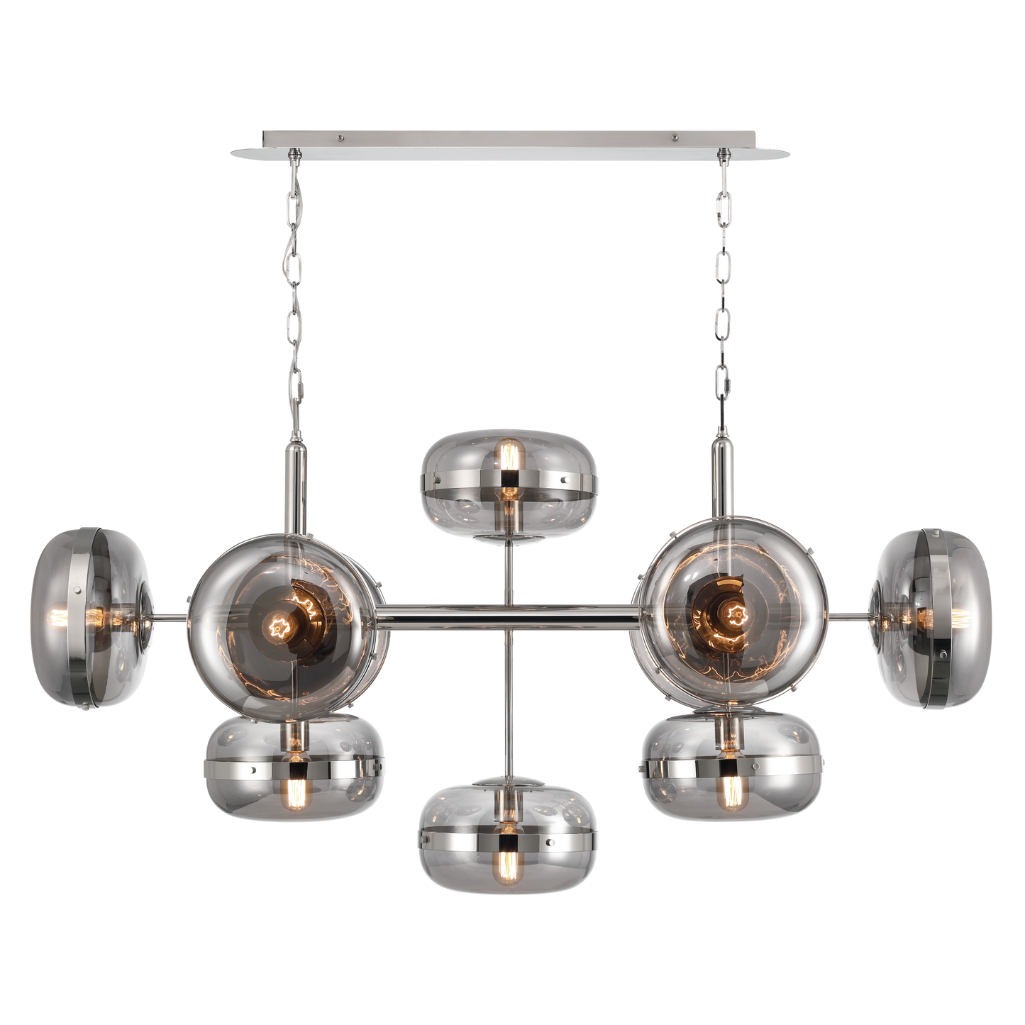 Nottingham Glass Linear Chandelier