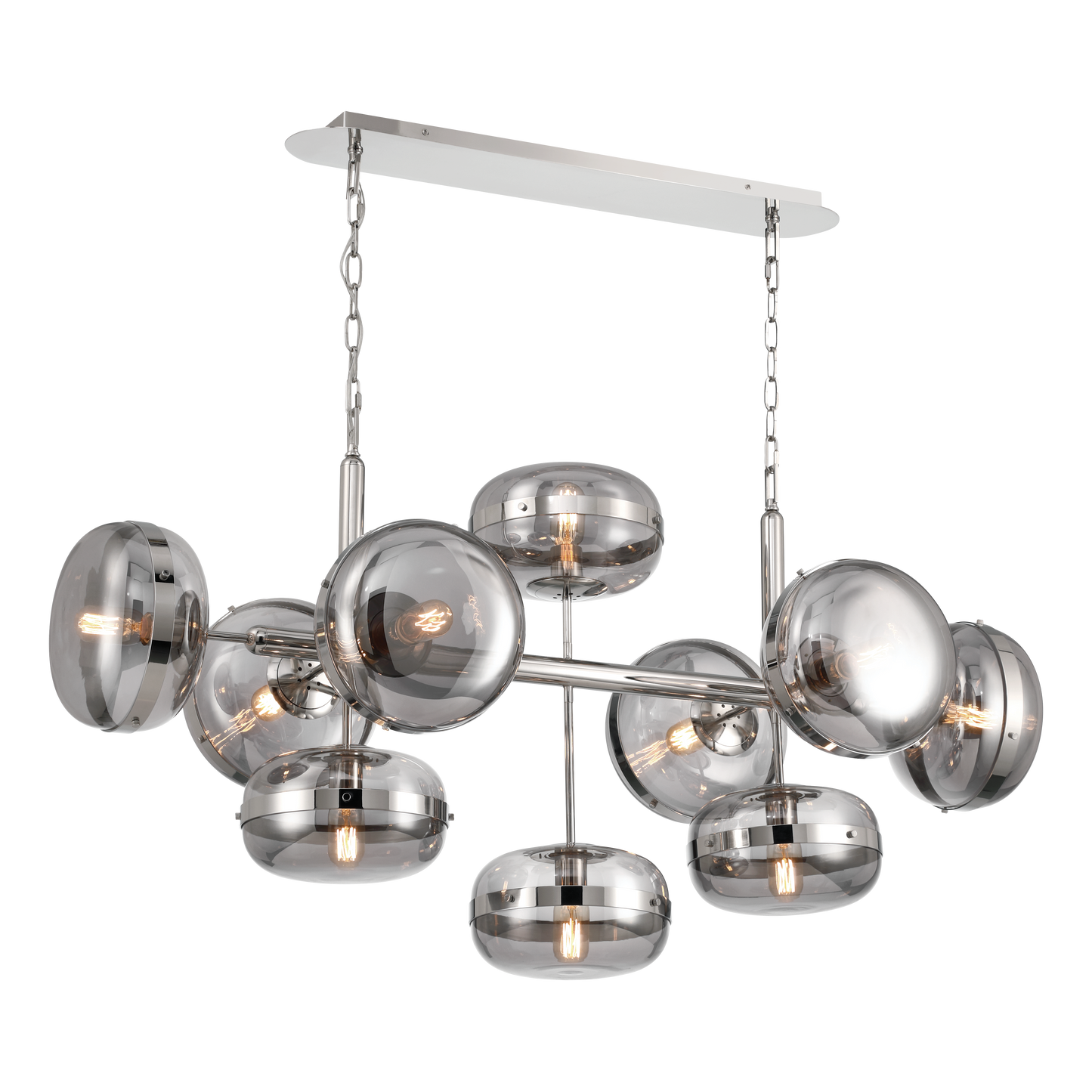 Nottingham Glass Linear Chandelier