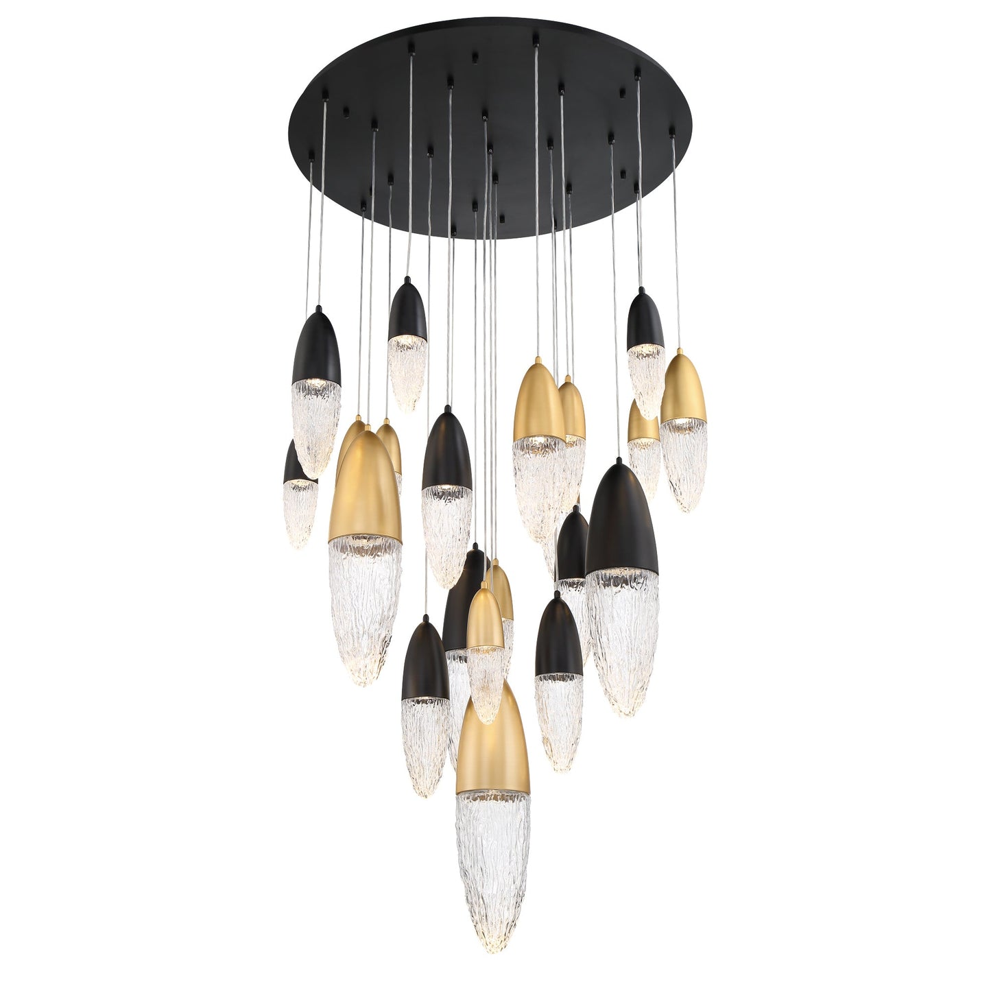 Ecrou Round Chandelier 22-Light