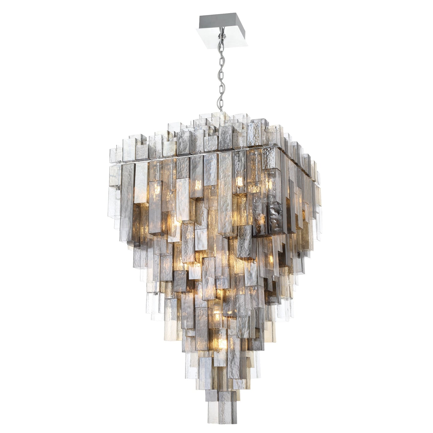 Altesa Square Glass Chandelier 46-Light