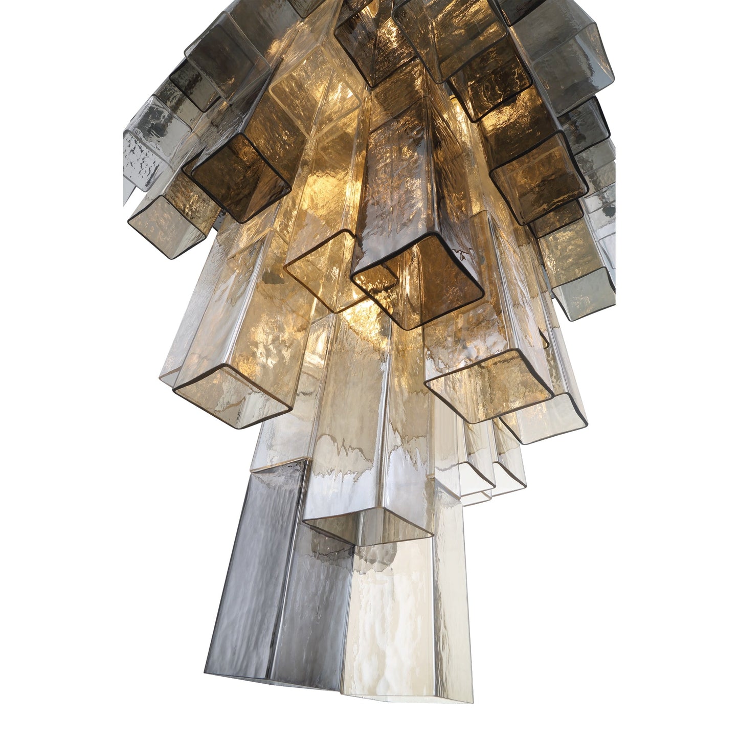 Altesa Square Glass Chandelier 20-Light