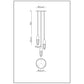 Ecrou Multi Drop Chandelier