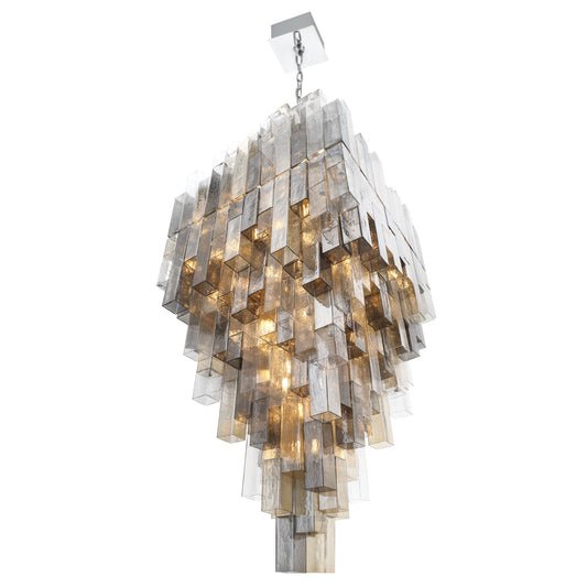 Altesa Square Glass Grand Chandelier 68-Light