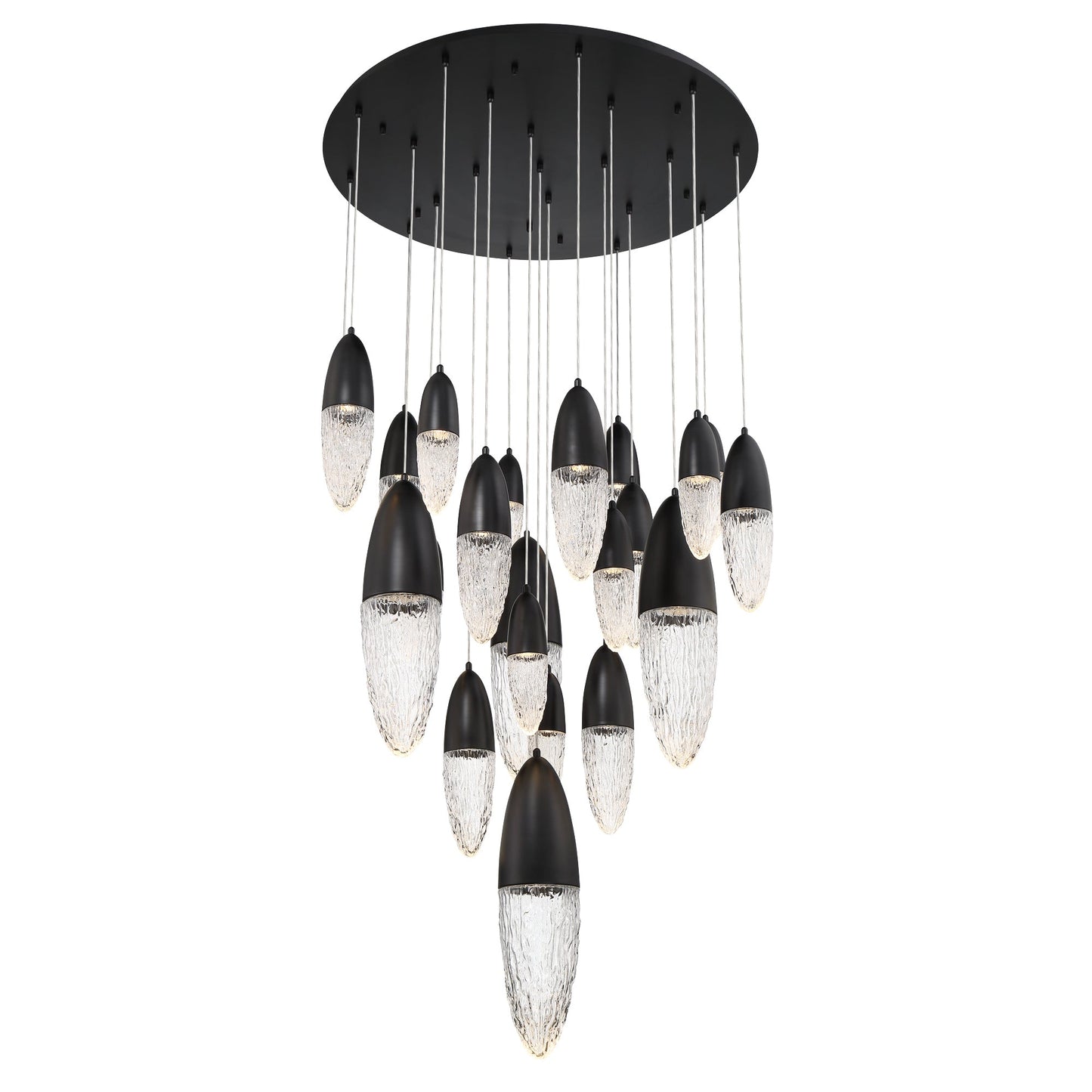 Ecrou Round Chandelier 22-Light