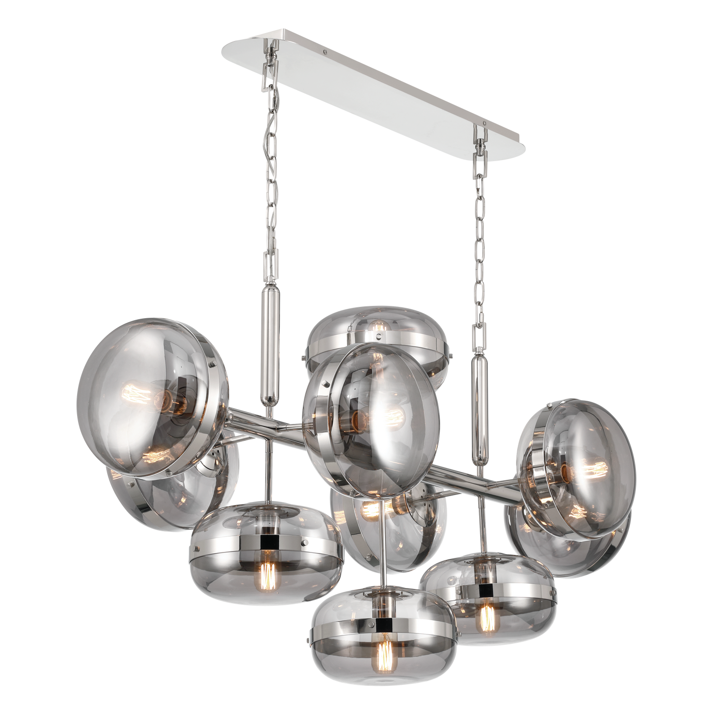 Nottingham Glass Linear Chandelier