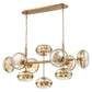 Nottingham Glass Linear Chandelier