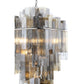 Altesa Square Glass Chandelier 20-Light