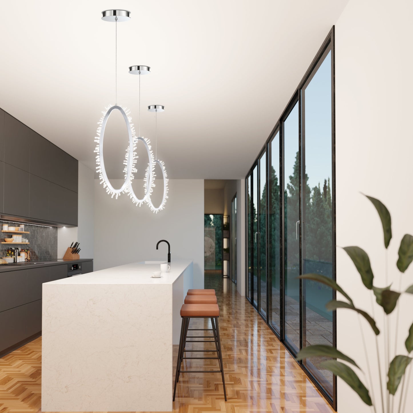 Scoppia Integrated LED Pendant