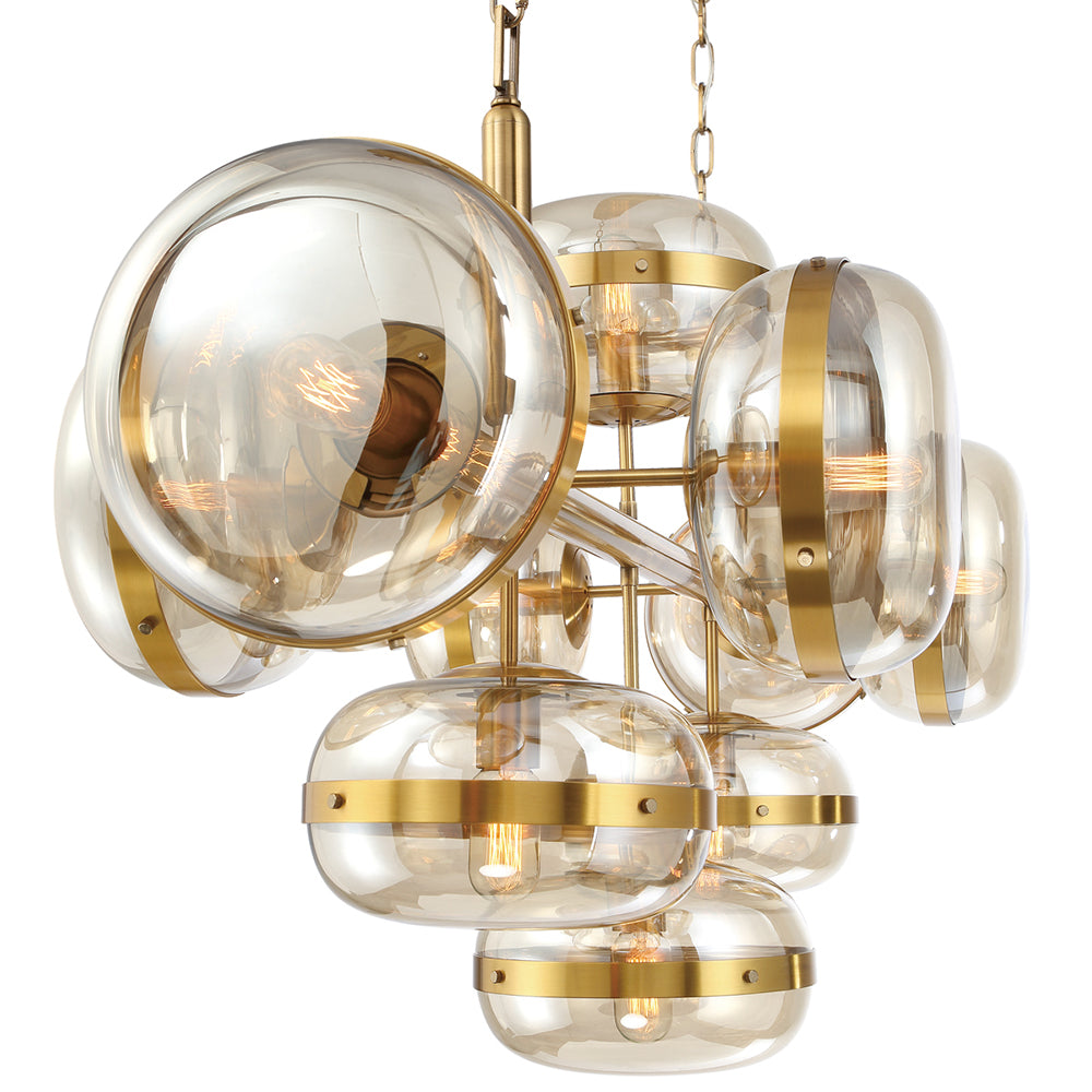Nottingham Glass Linear Chandelier