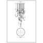 Ecrou Round Chandelier 22-Light