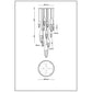 Ecrou Round Chandelier 12-Light