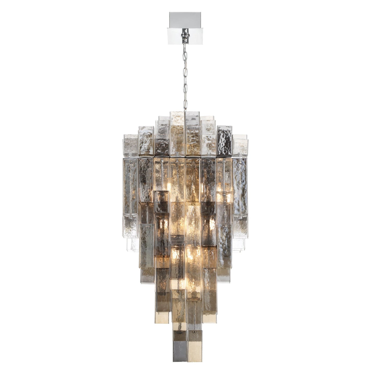 Altesa Square Glass Chandelier 20-Light