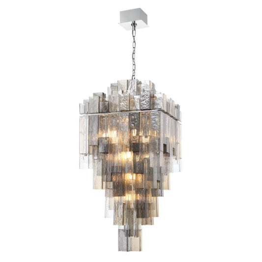 Altesa Square Glass Chandelier 20-Light