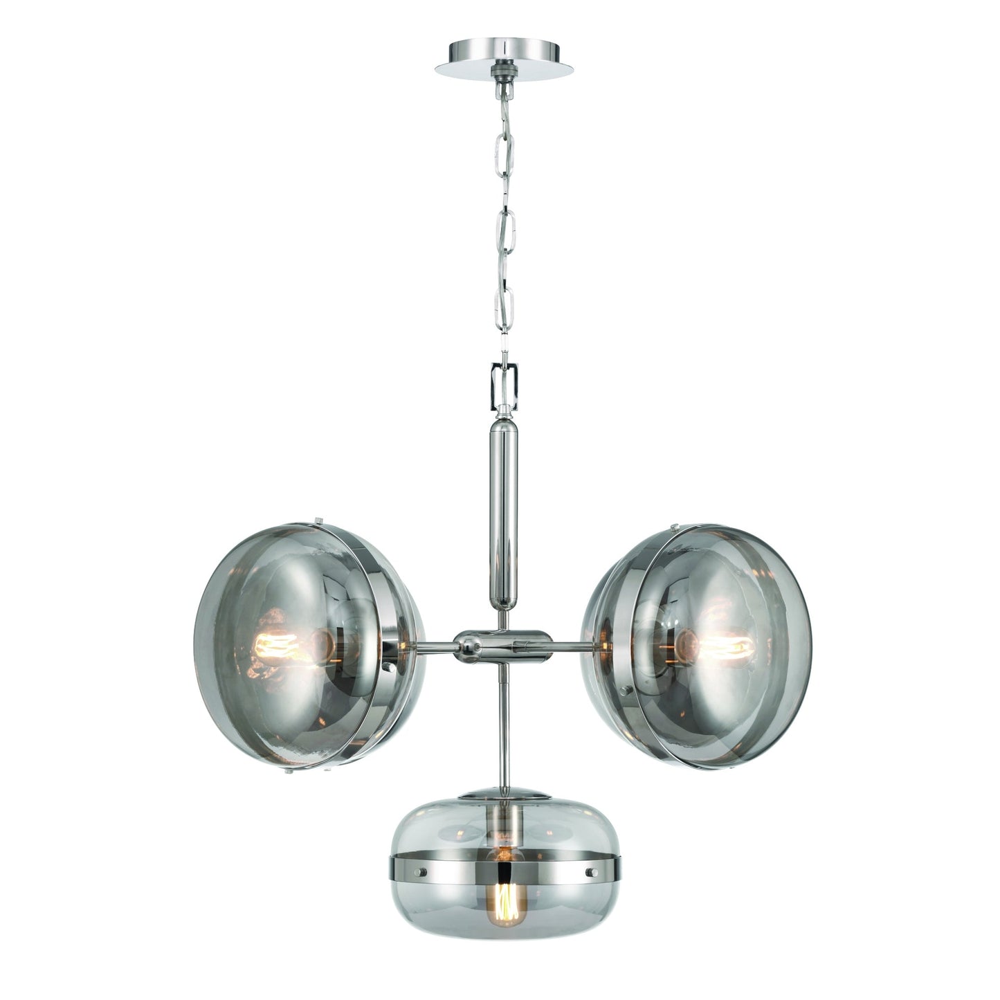Nottingham Glass Pendant 5-Light