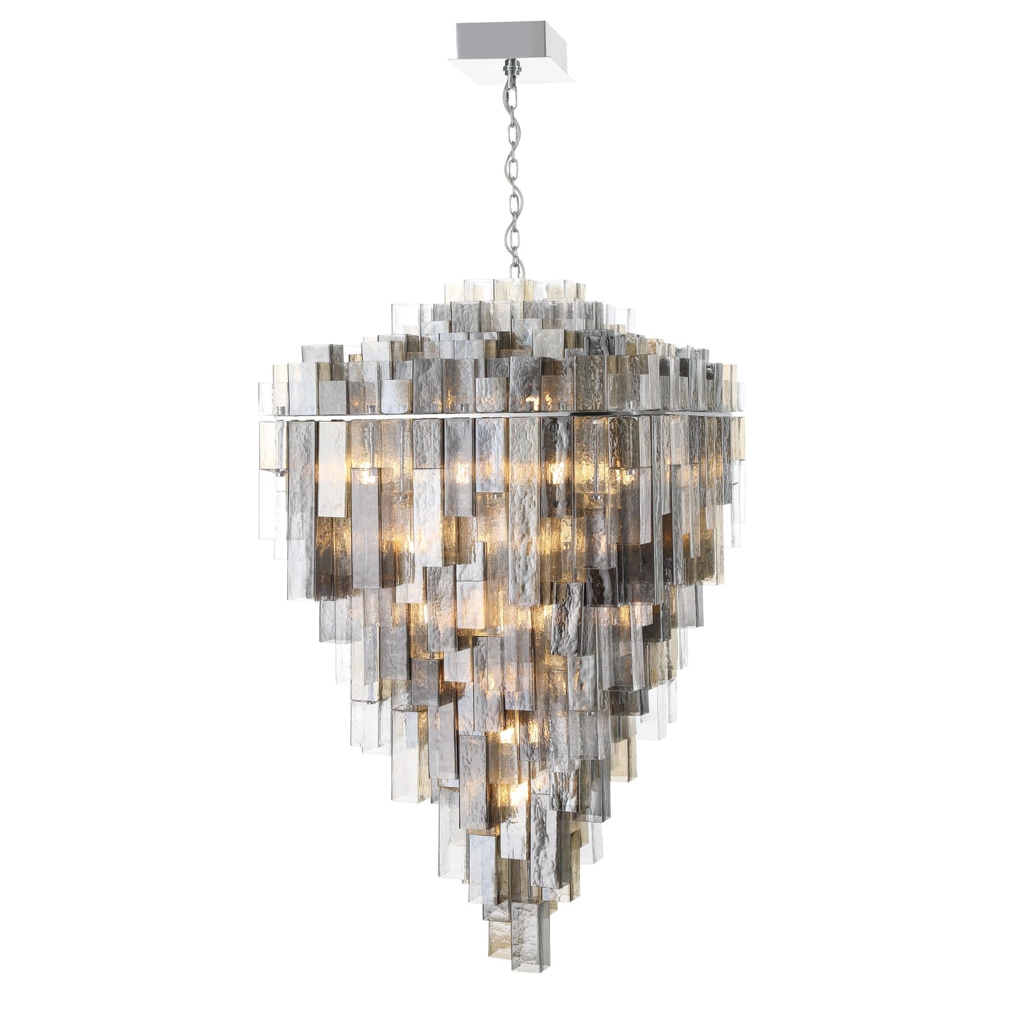 Altesa Square Glass Chandelier 46-Light