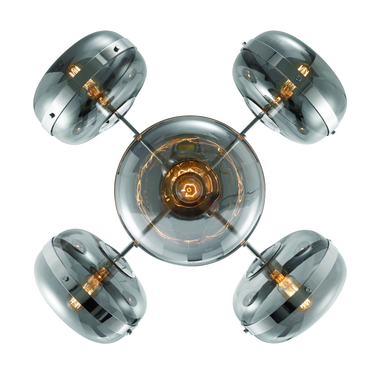 Nottingham Glass Pendant 5-Light