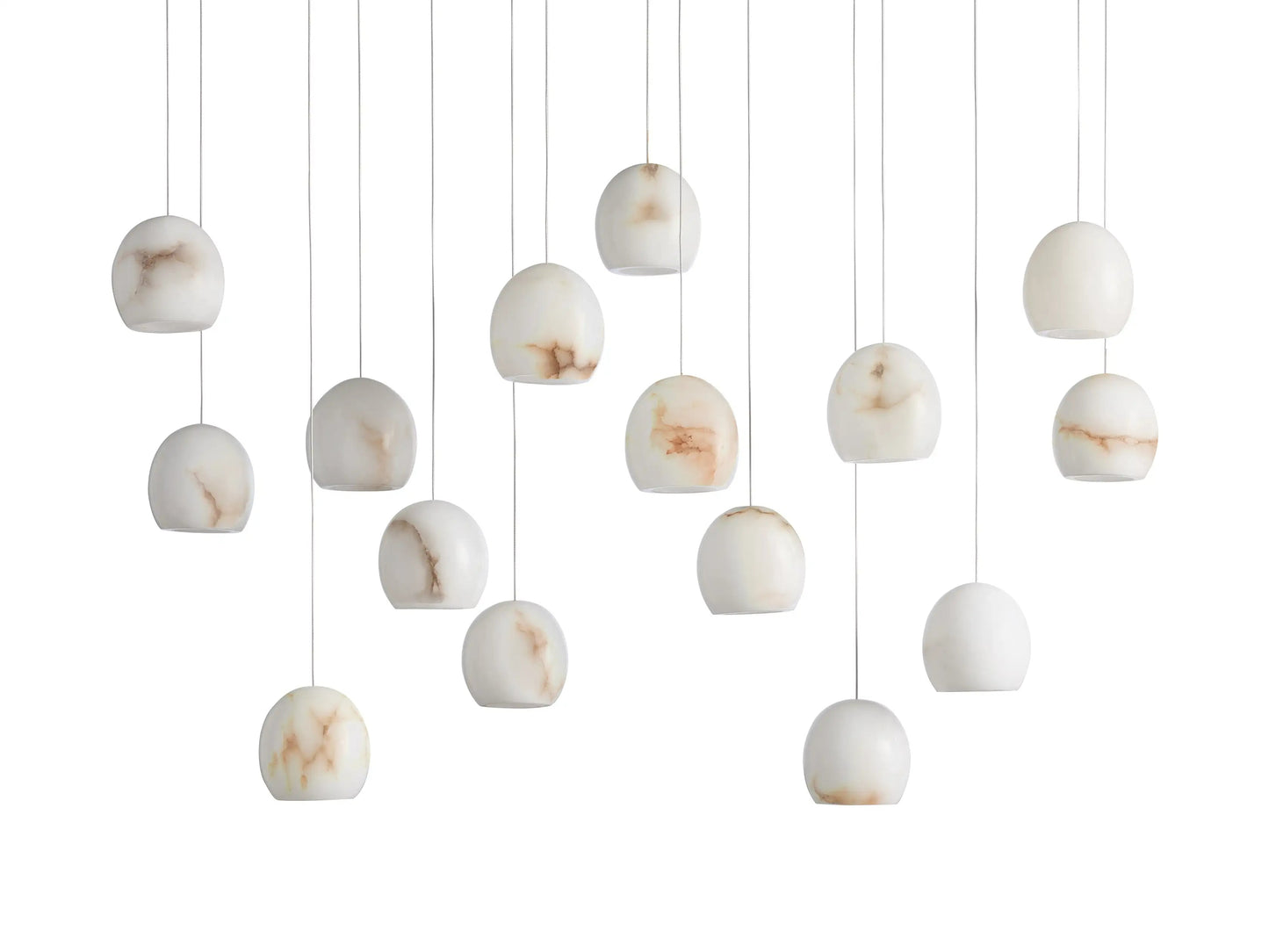 Alabaster Maeva Rectangular Chandelier