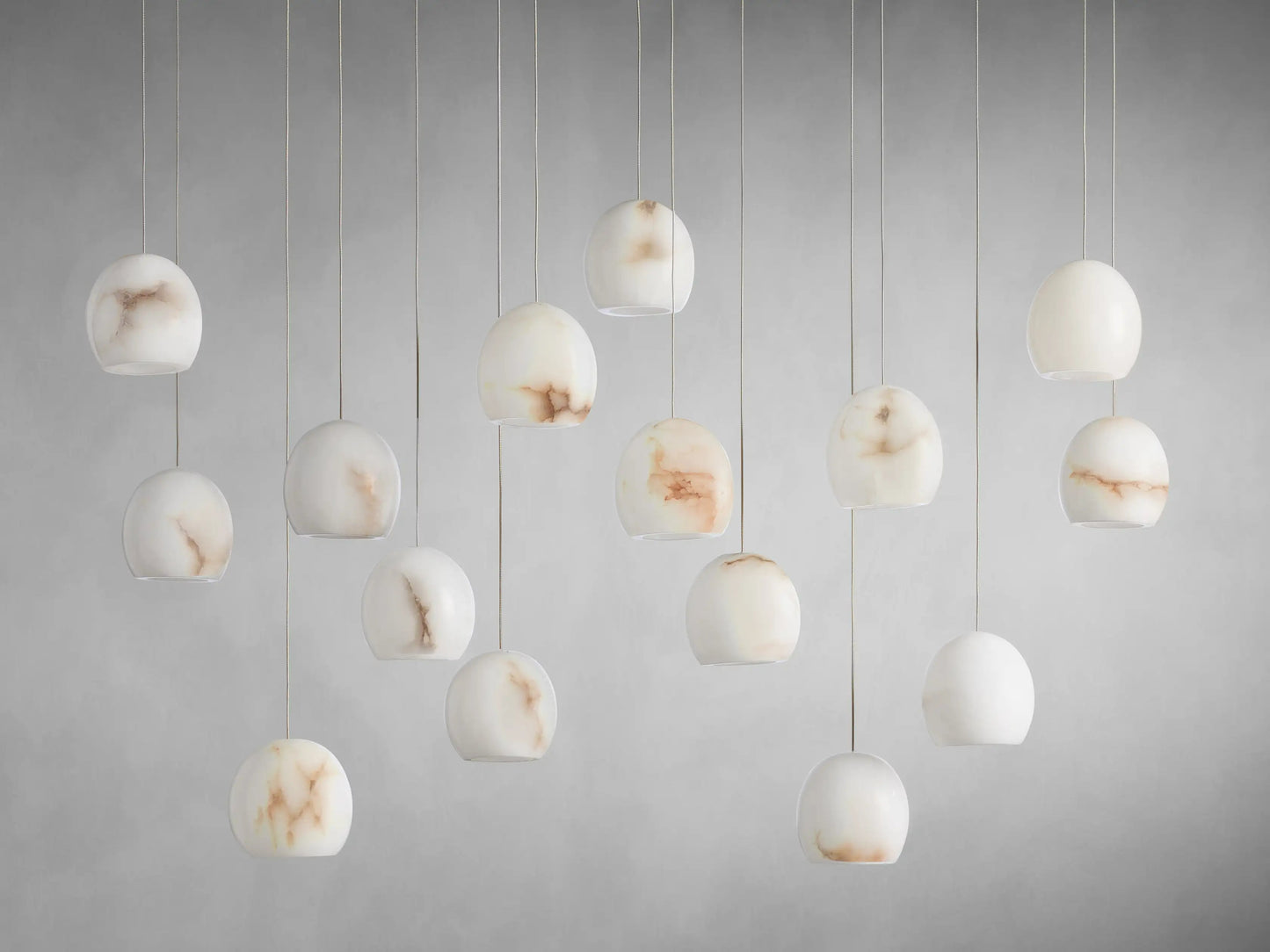 Alabaster Maeva Rectangular Chandelier