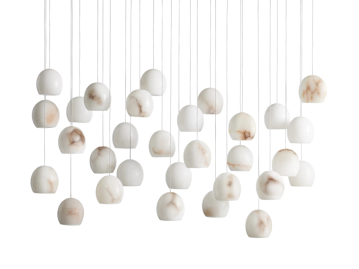 Alabaster Maeva Rectangular Chandelier