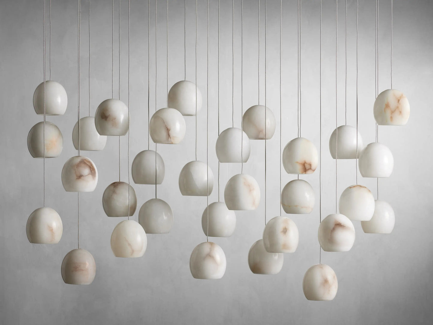 Alabaster Maeva Rectangular Chandelier