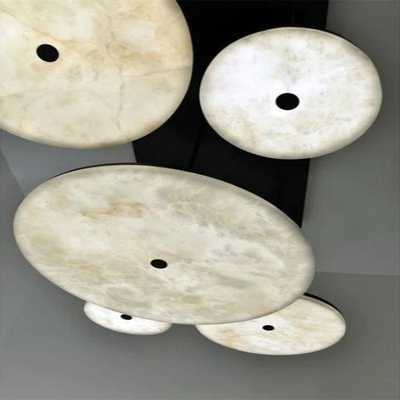 Theseus Alabaster Anne Mini Round Pendant Light – Emma-light