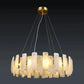 Moira Alabaster Round Chandelier