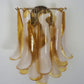 Vintage Murano Caramel Wall Lights 13.8"