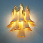 Vintage Murano Caramel Wall Lights 13.8"