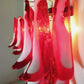 Vintage Murano Red Wall Lights 16.5"H