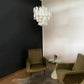 Vintage Murano Rondini Glass Chandelier 21.7"