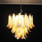 Vintage Caramels Glass Murano Petals Chandelier 26.6"