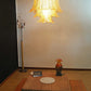 Murano Amber Ferns Glass Chandelier 31.5"