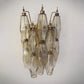 Murano Poliedri Smoked Glass Wall Sconces 9.8"