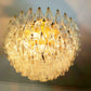 Murano Poliedri Transparent Ceiling Light 23.6"