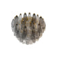 Murano Poliedri Transparent Smoked Ceiling Light 23.6"