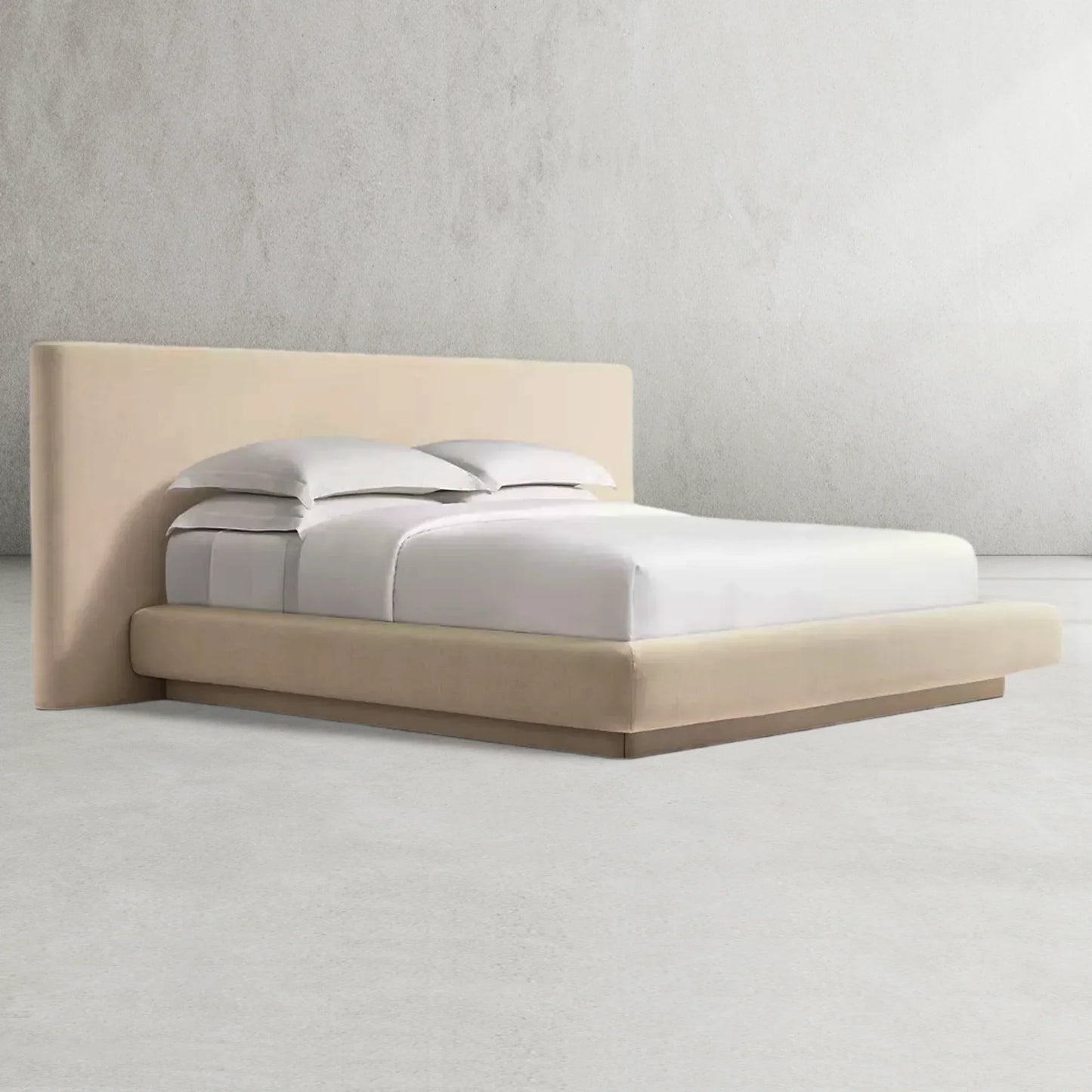 Mulholland Performance Extended Velvet Bed Frame